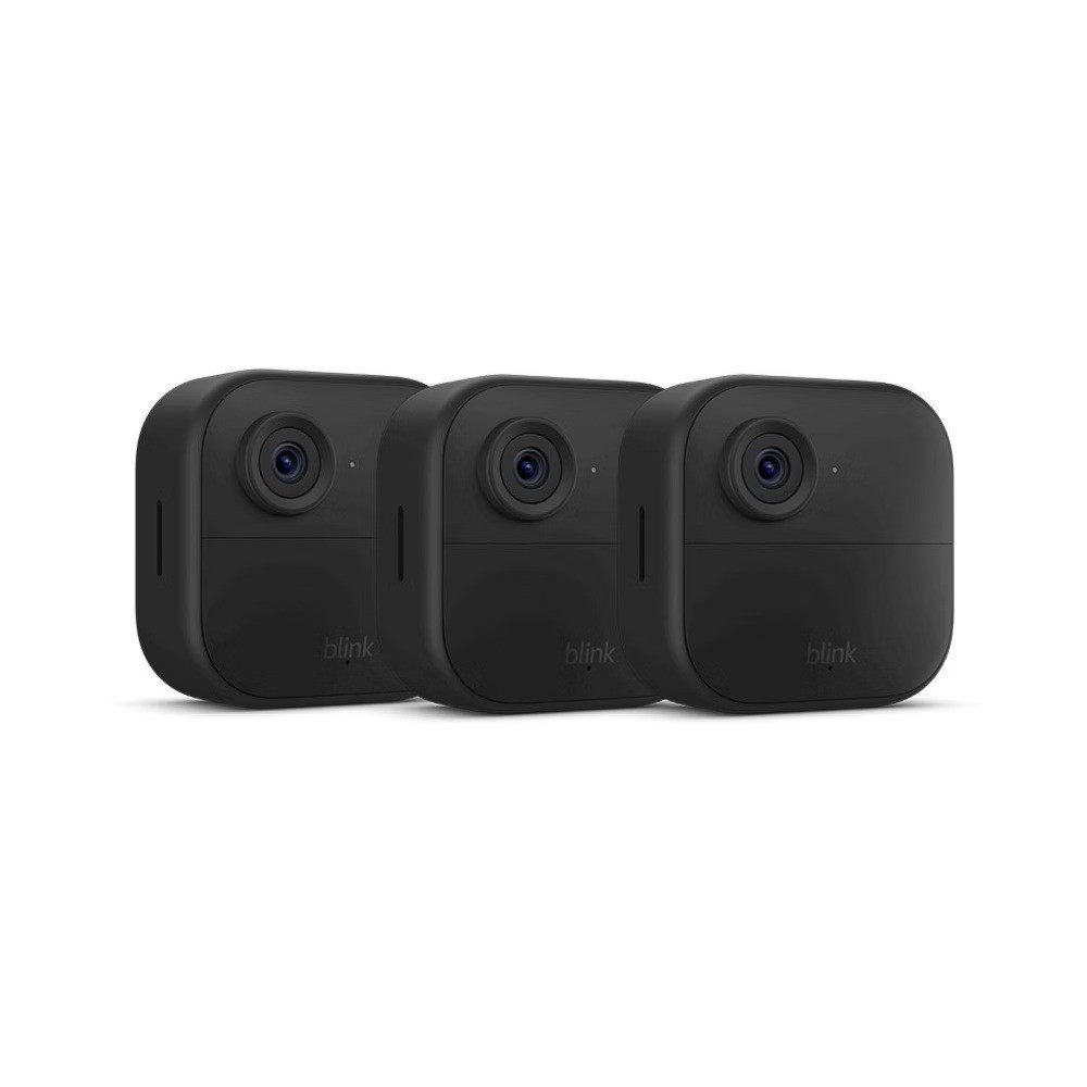 Blink Outdoor 4 Wireless Smart Security 3 Camera System - Black