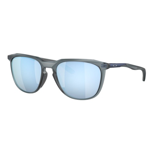 Oakley Polarized Thurso Sunglasses Matte Crystal Black/Prizm Deep Water Polarized, Size 54 frame