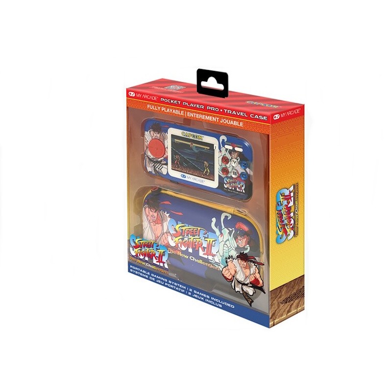 Super Street Fighter II Pocket Player Pro with Case