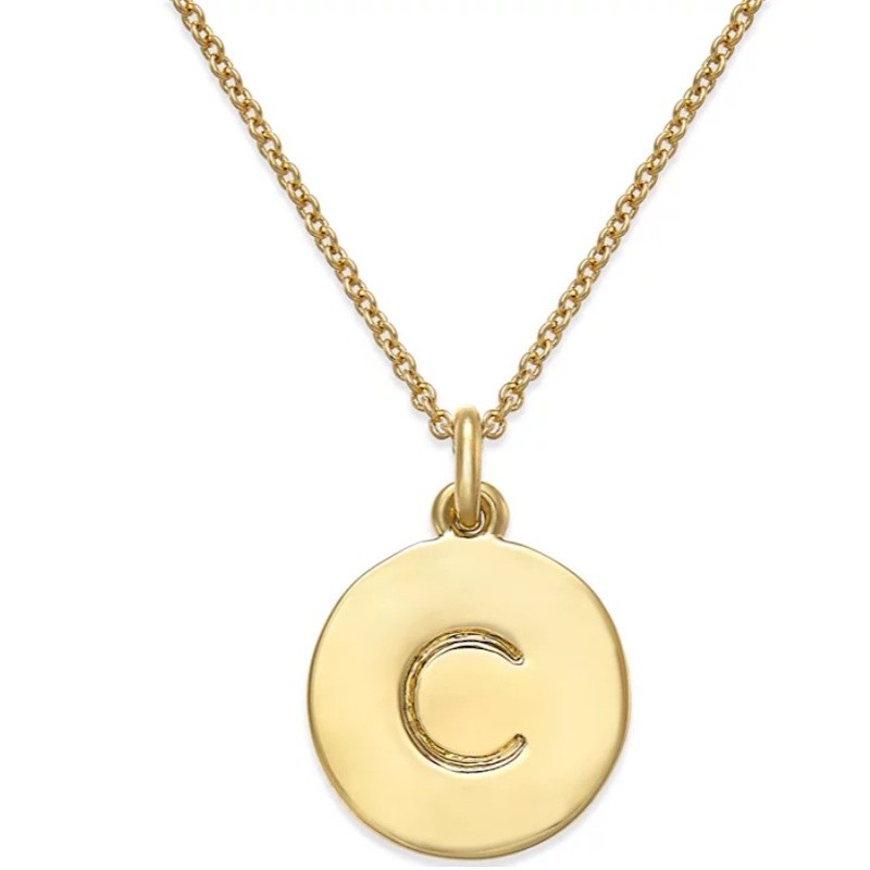C Pendant - Gold