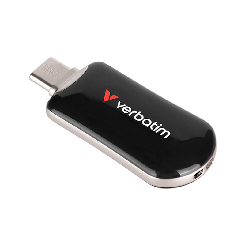 128GB Plectra USB-C Flash Drive – Black