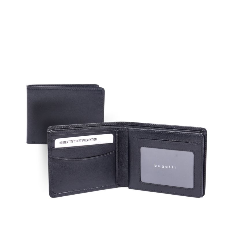 Giordano Billfold Wallet - Leather -Black