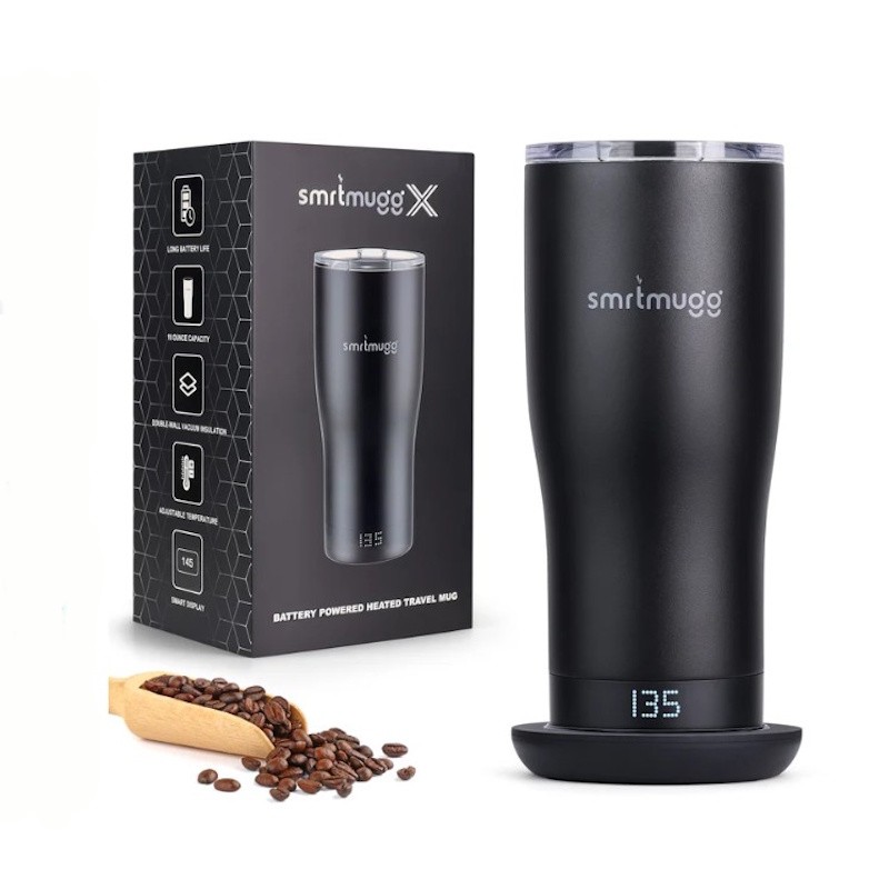 X Heated Travel Mug - Black