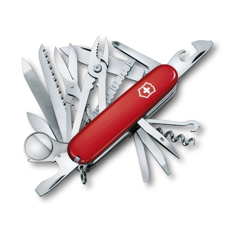 Swiss Champ Pocket Knife Red