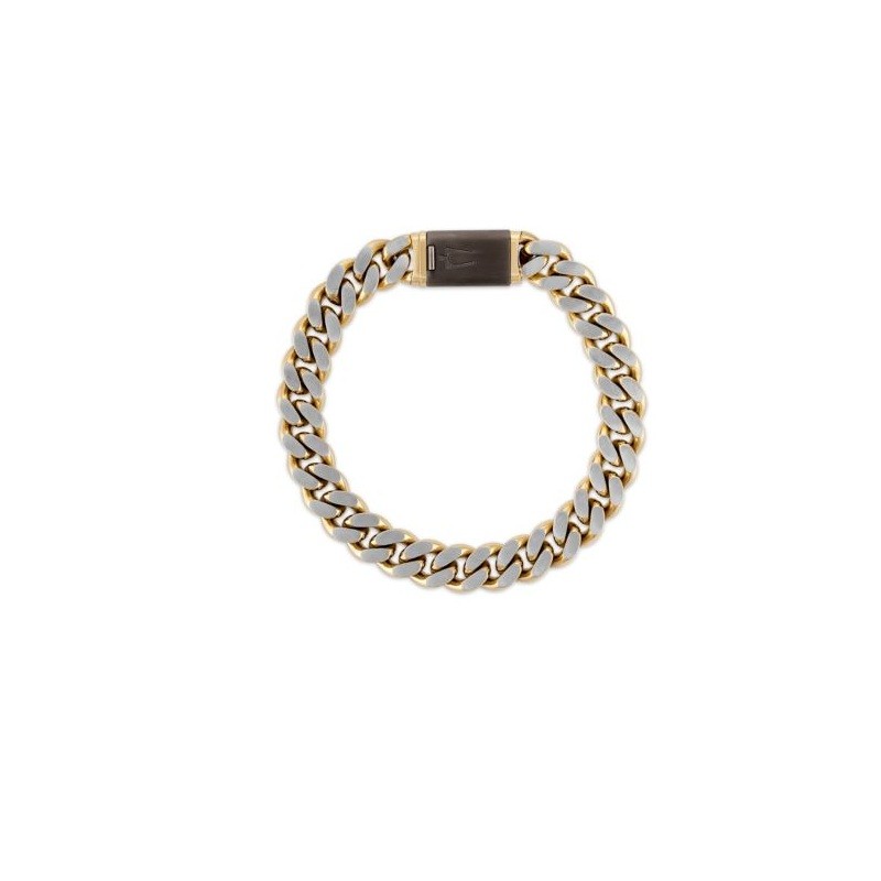 Classic Bracelet Stainless Steel, 10MM Two Tone