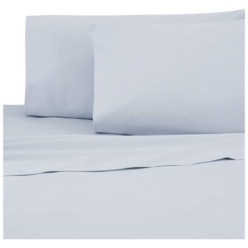 Sateen King Pillowcase Pair - (Powder Blue)