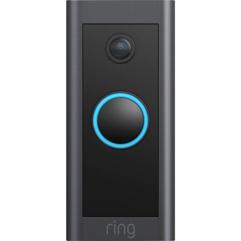 Video Doorbell Wired HD Camera - (Black)