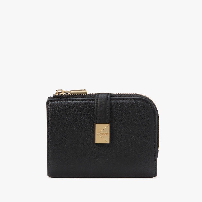 Small Compact Wallet - Black