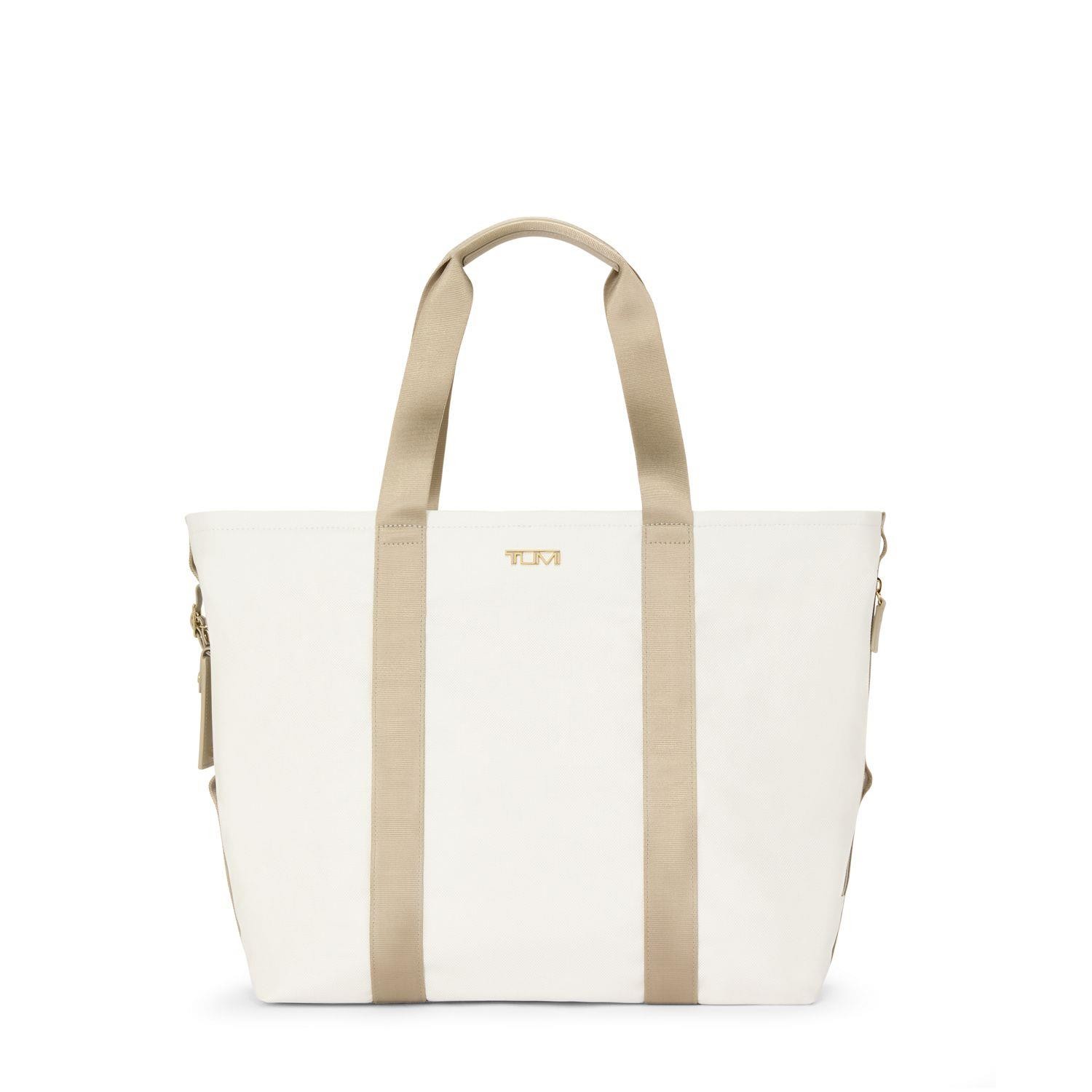Tumi  Alpha Bravo Essential Med E/W Tote - Off White/Tan
