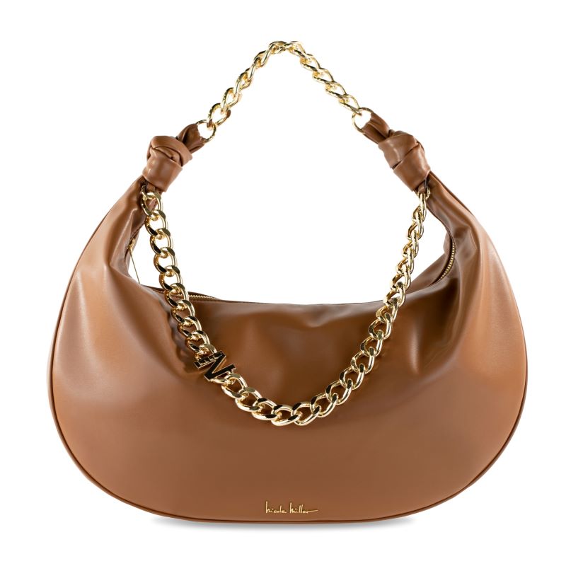 Oversized Hobo Shoulder Bag - (Tan)