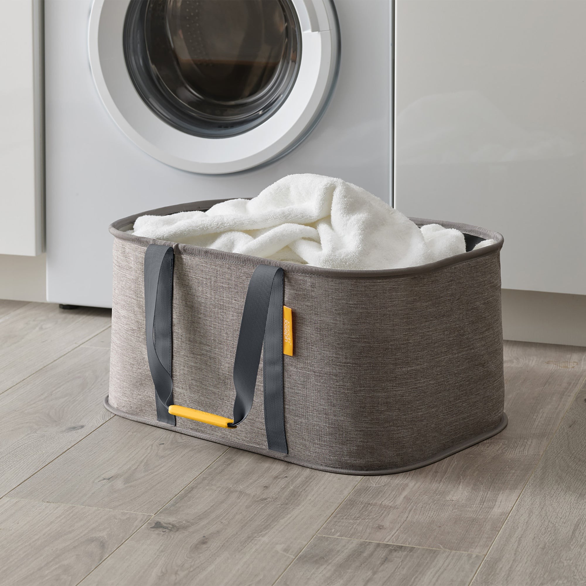Hold-All 35L Collapsible Laundry Basket Gray