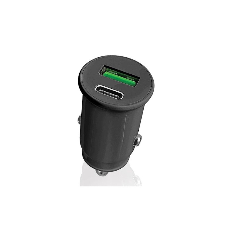 Dual USB Car Charger USB-A & USB-C