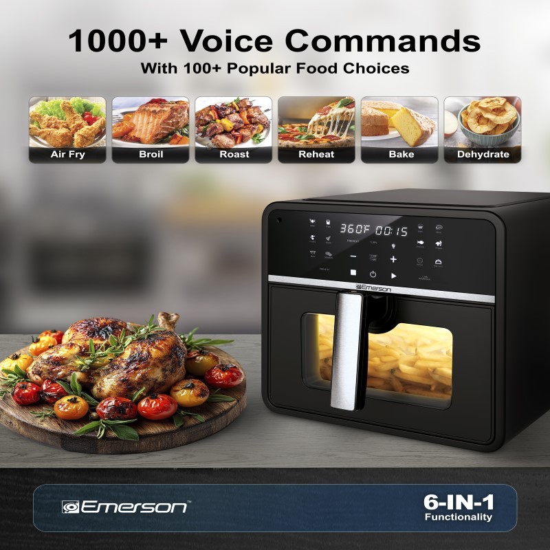 SmartVoice 10QT 6-in-1 Air Fryer
