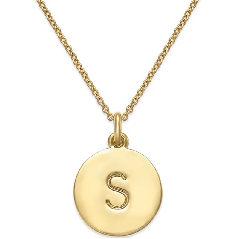 S Pendant - Gold