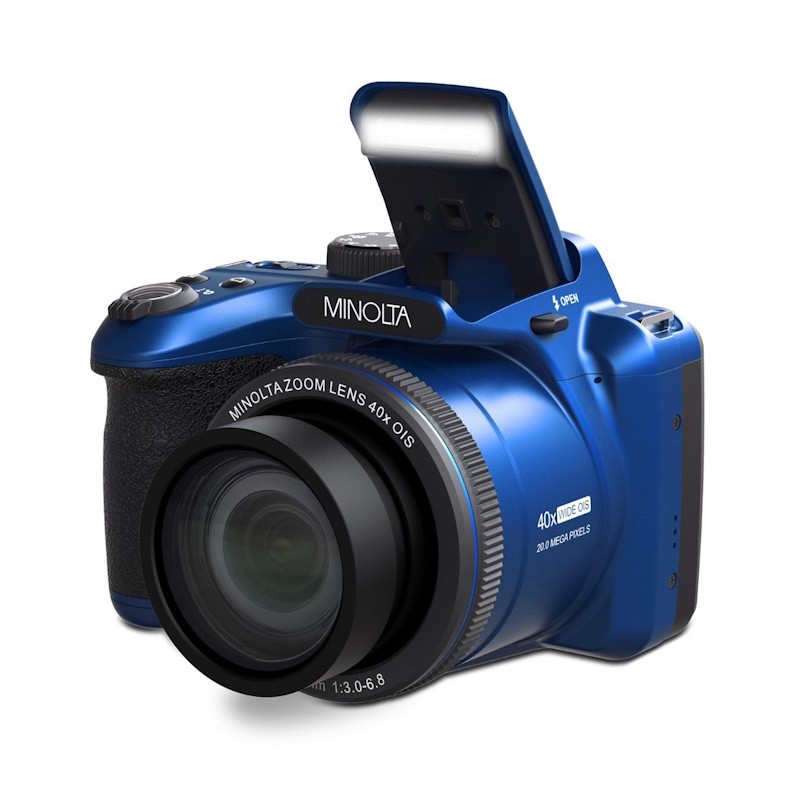 20MP FHD 40X Optical Zoom Bridge Camera - (Blue)