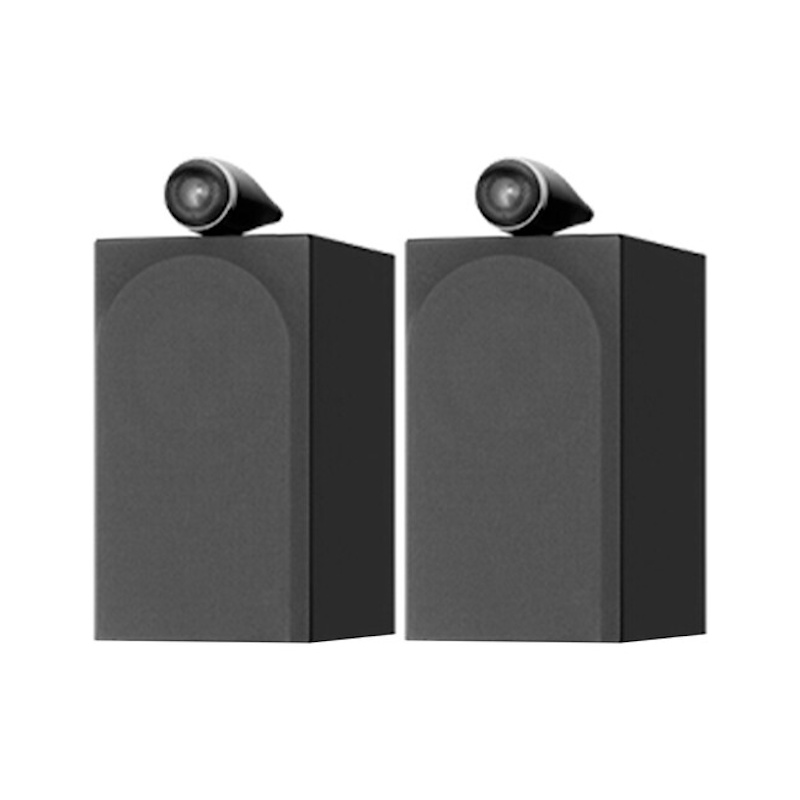 Set of 2 Black 705 S3 2-Way Bookshelf Speakers