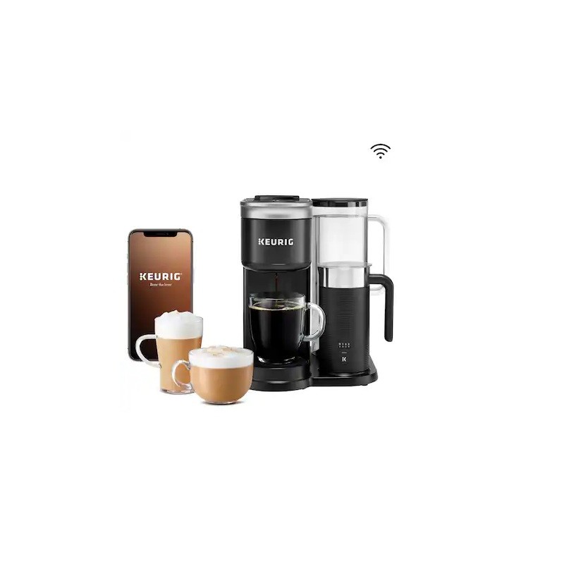 K-Cafe SMART Single-Serve Coffee Maker and Latte Machine with WiFi Compatibility - (Black)