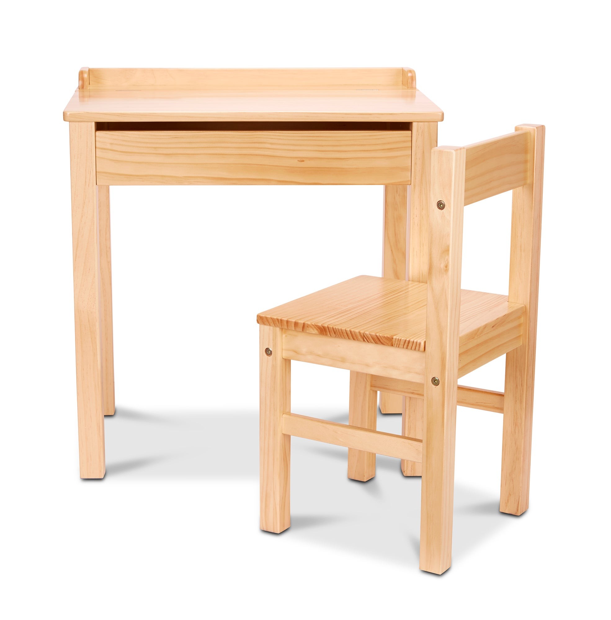 Kids Lift-Top Desk and Chair Wood