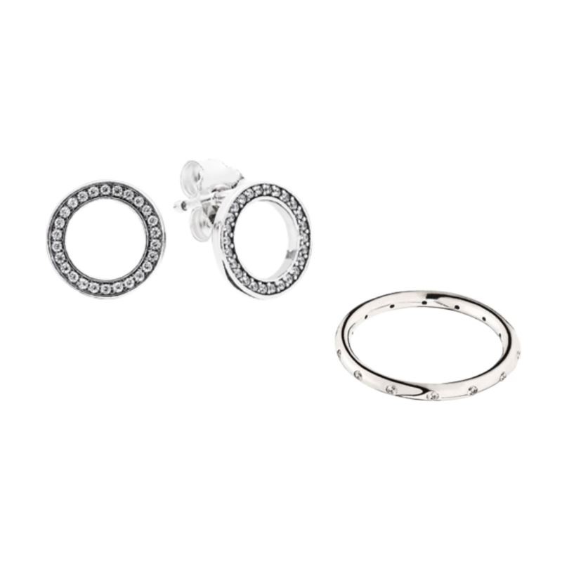 Crystal Droplets Jewelry Set