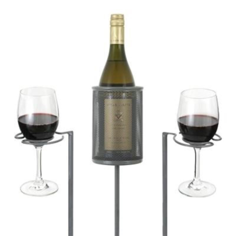 Picnic Stake Set Bottle and 2 Stems