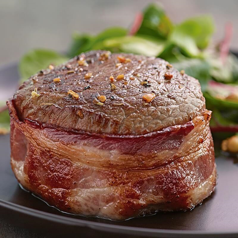 4 - Top Sirloin with Bacon - (5 Ounce)