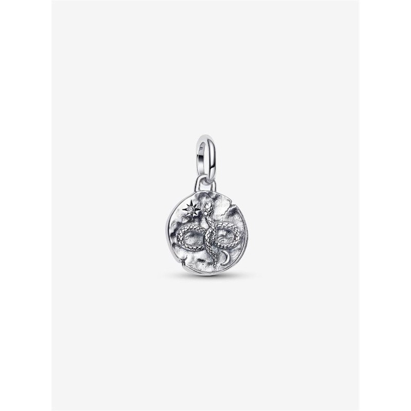 Infinity Snake Medallion Charm