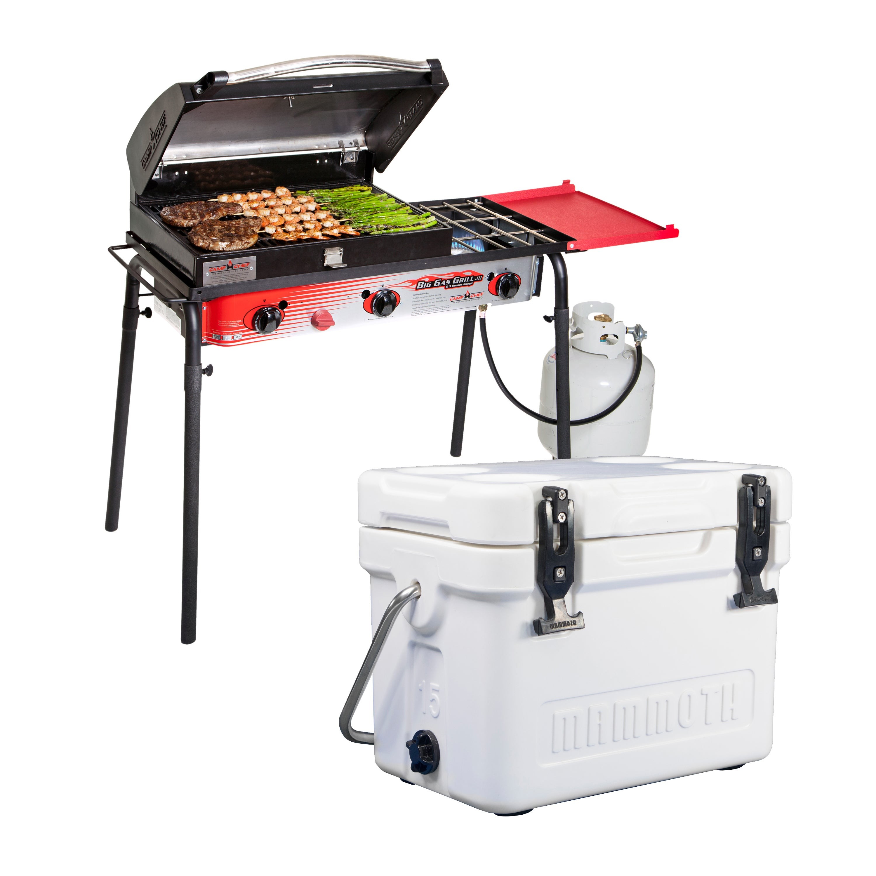 Portable Gas Grill Cooler Combo HD00013147