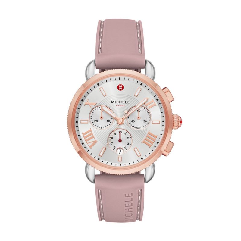 Ladies Sporty Sport Sail Two-Tone Pink Gold Watch