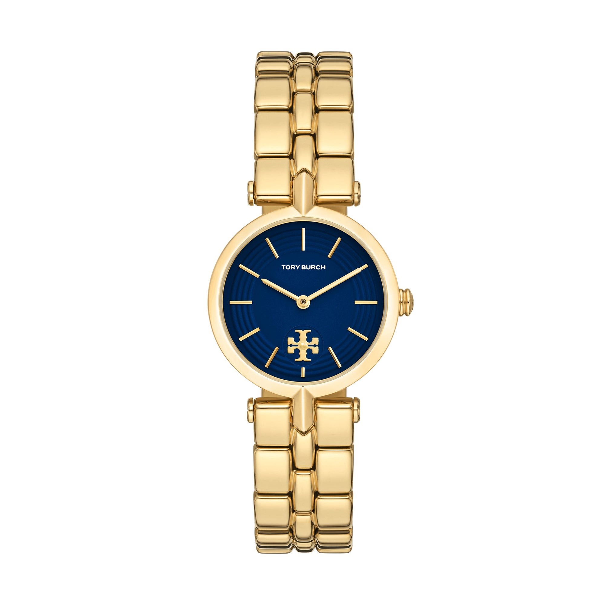 Ladies' Kira Gold-Tone Stainless Steel Bracelet, Blue Dial