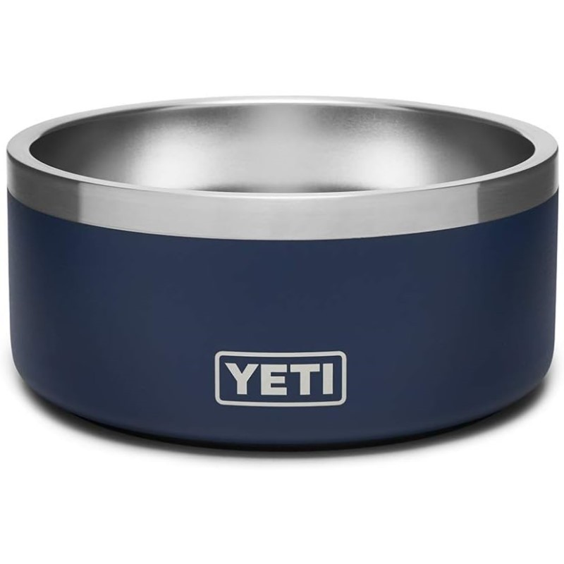 BOOMER 8 DOG BOWL-NAVY