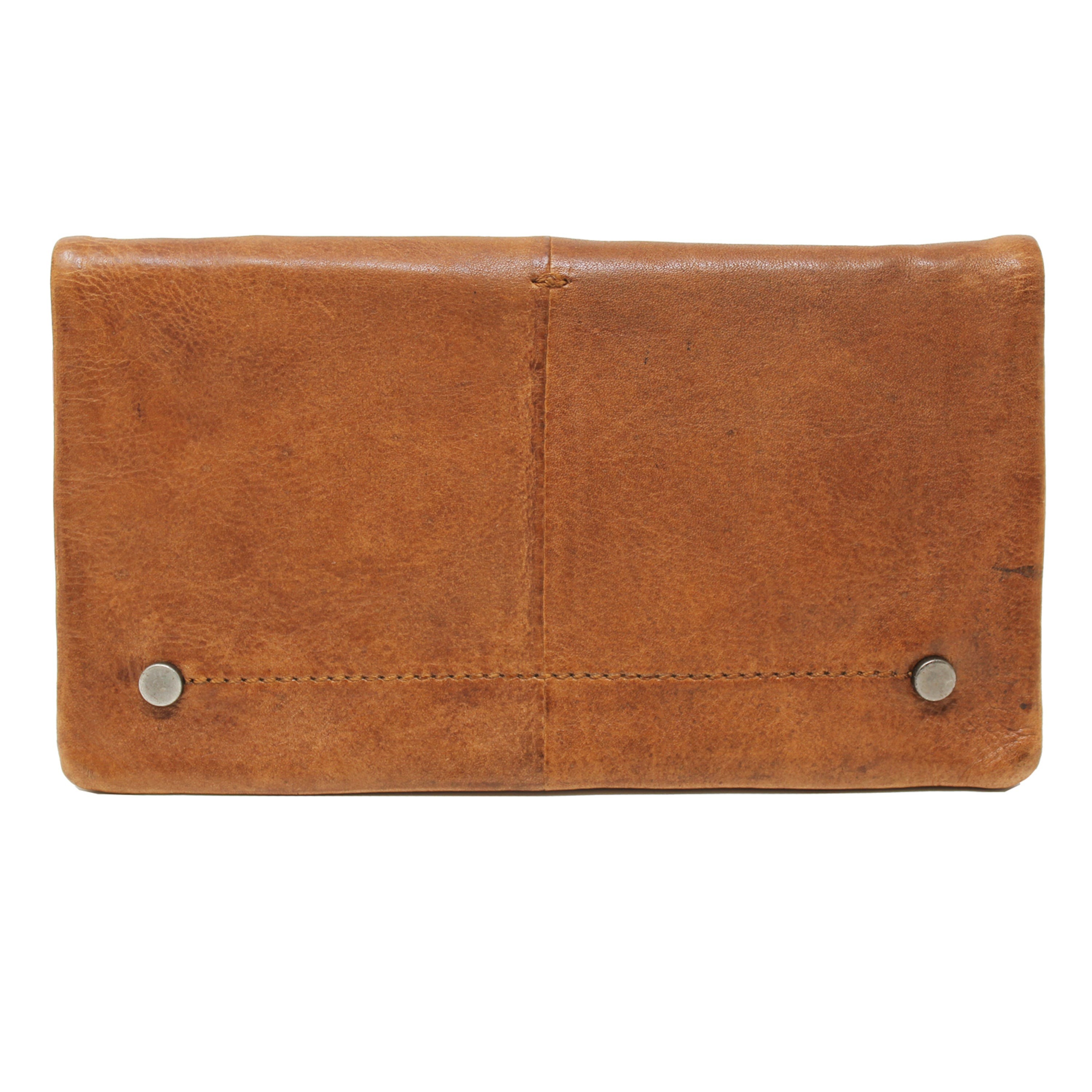Terry Leather Wallet Cognac