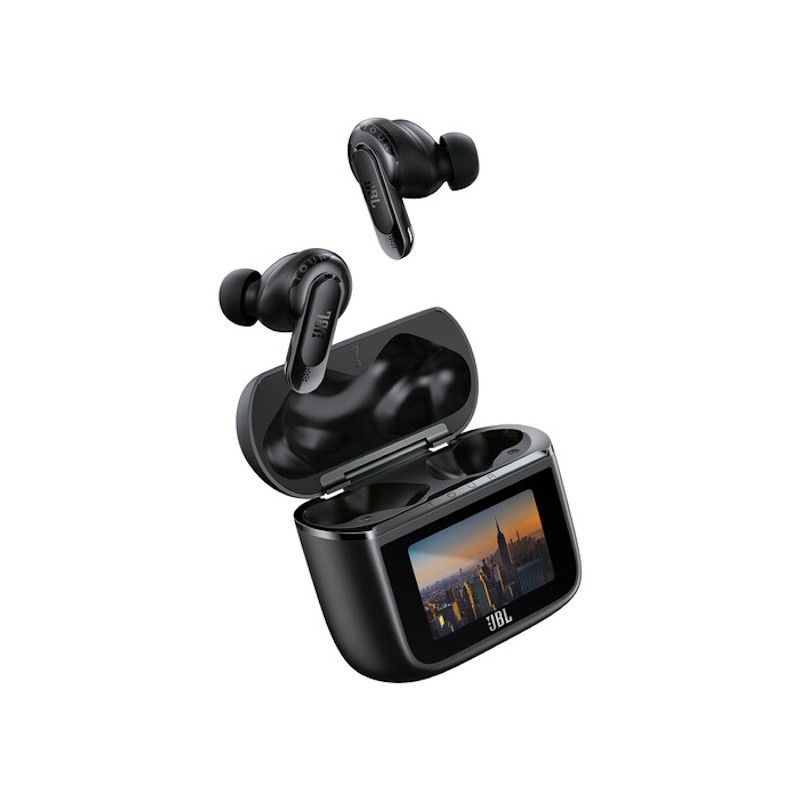 Black True Wireless Noise Cancelling Earbuds