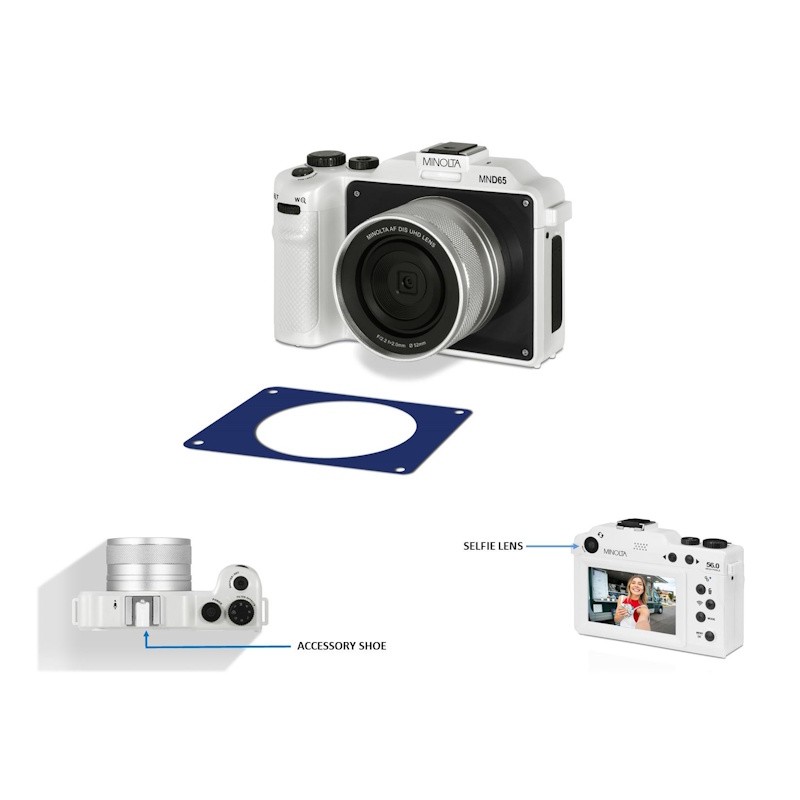 56MP/4K Autofocus Digital Camera - (White)