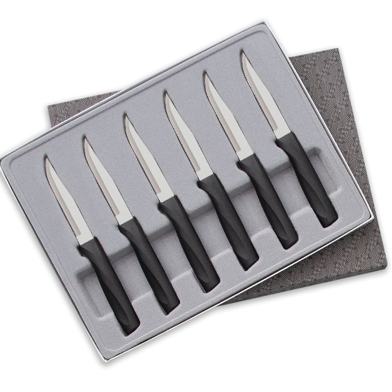 Anthem Wave Six Serrated Steak Knives gift set