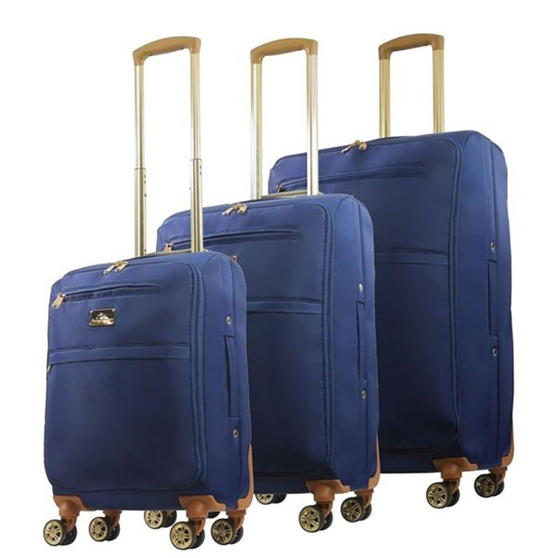 Tommy Bahama Luggage  Soft Sided Spinner Luggage Set Size 3 Pieces