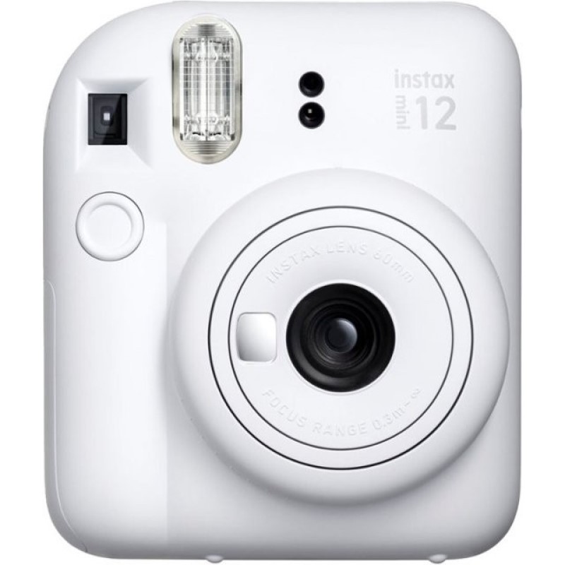 FUJI MINI 12 INSTAX CAM - (CLAY WHITE)